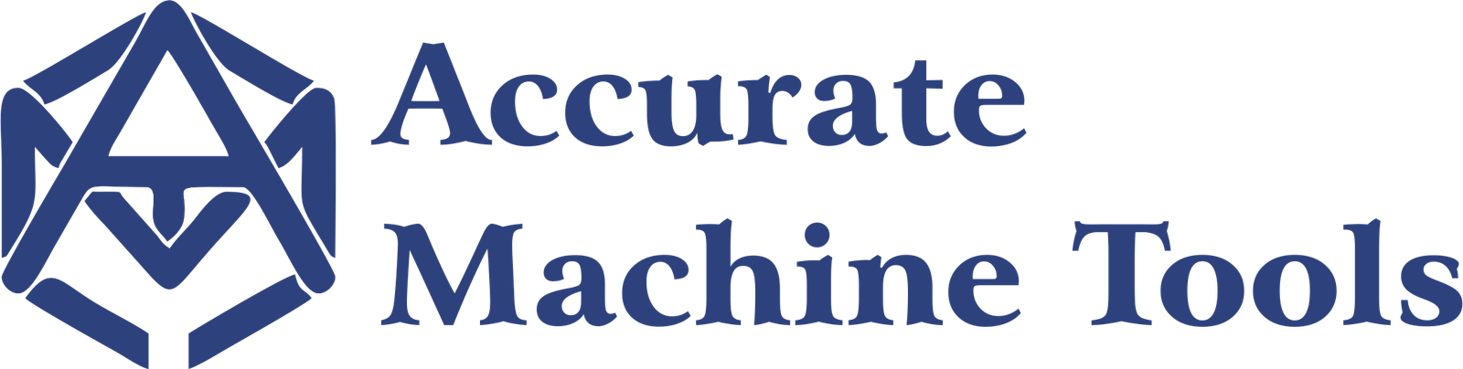 white accurate machine tools logo